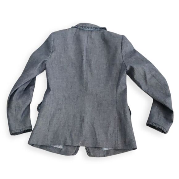 NWOT J. Crew Regent Chambray Blazer with Single Button - Picture 5 of 10